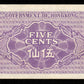 HONG KONG - 5 Cents (1941) P.314 SUP+ / XF+