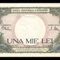 ROUMANIE - ROMANIA - 1000 Lei 1943 P.52a TTB+ / VF+