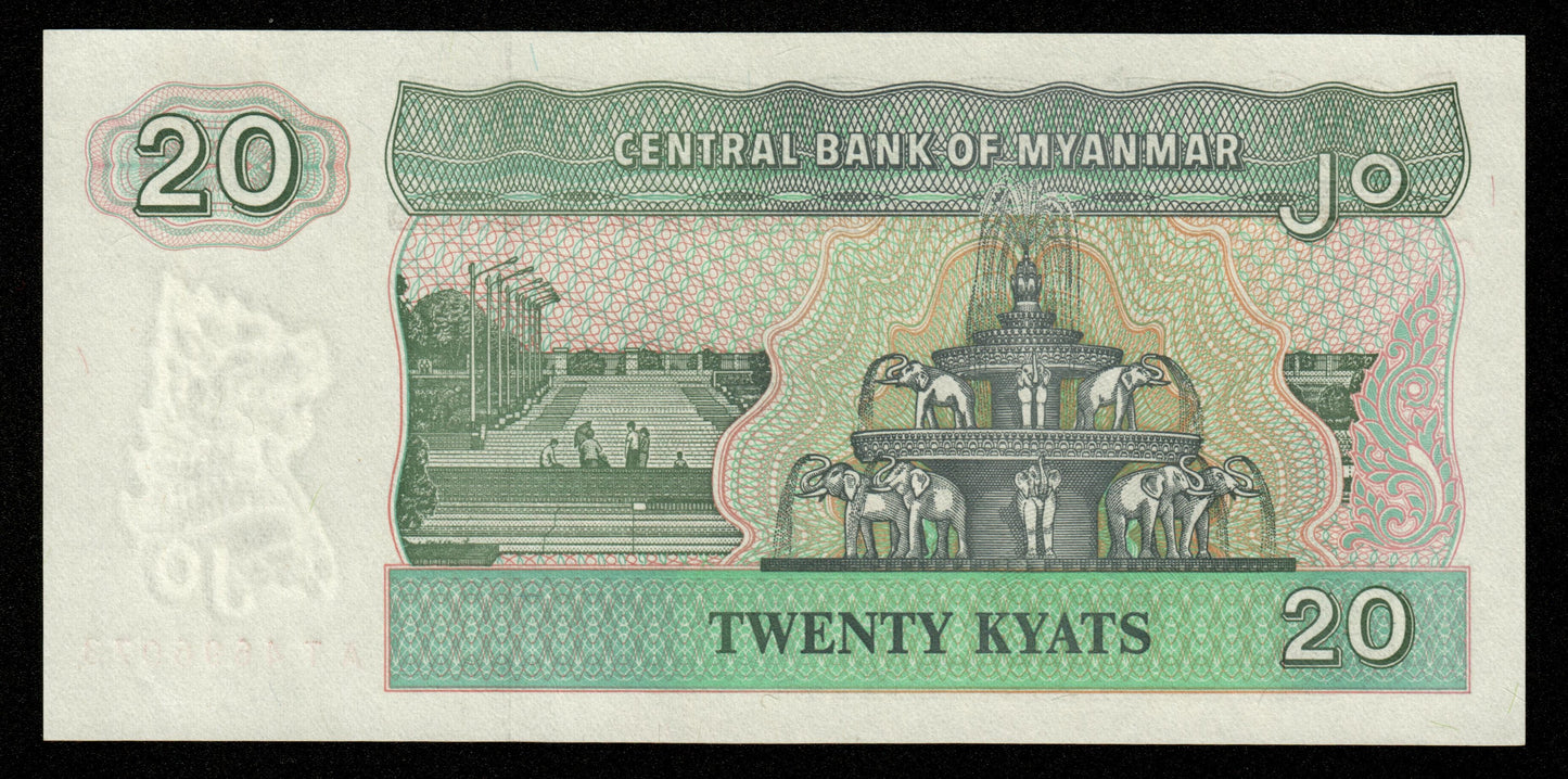 BIRMANIE - MYANMAR - 20 Kyats (1994) P.72 NEUF / UNC