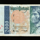 PORTUGAL - 2000 Escudos 1995 Pick 189a TB / Fine