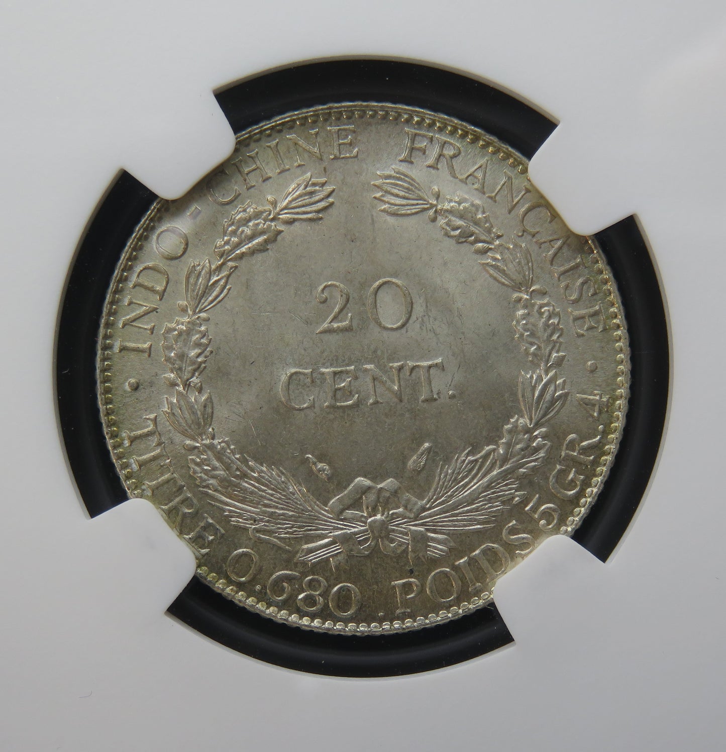 INDOCHINE FRANÇAISE - INDOCHINA - 20 Cent 1937 KM.16.2 MS66