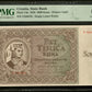 CROATIE - CROATIA - 5000 Kuna 1943 Pick 14a NEUF / PMG Gem Unc 66 EPQ