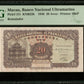 MACAO - MACAU - 20 Avos 1946 Pick 37r NEUF / PMG Choice Unc 64