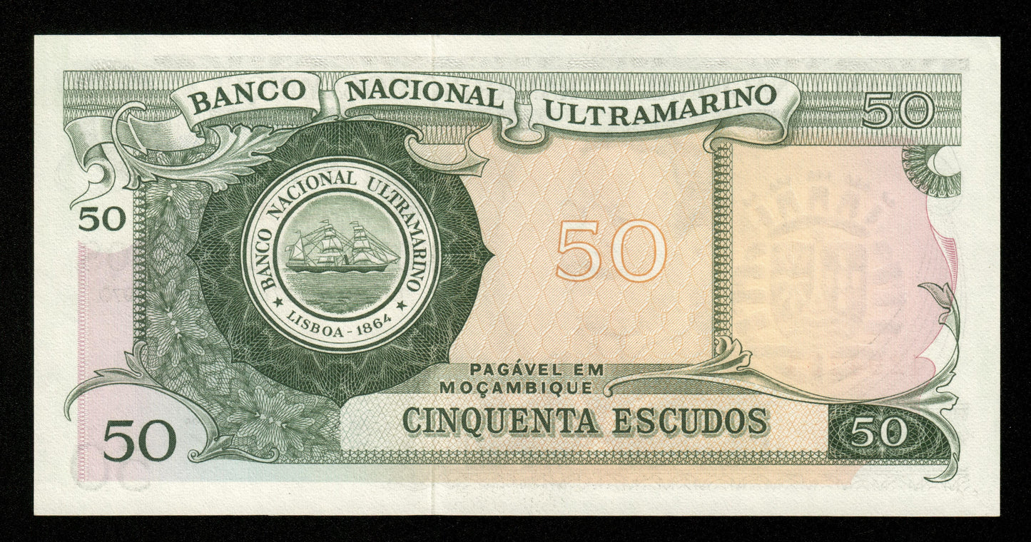 MOZAMBIQUE - 50 Escudos 1970 P.111 pr.NEUF / UNC-