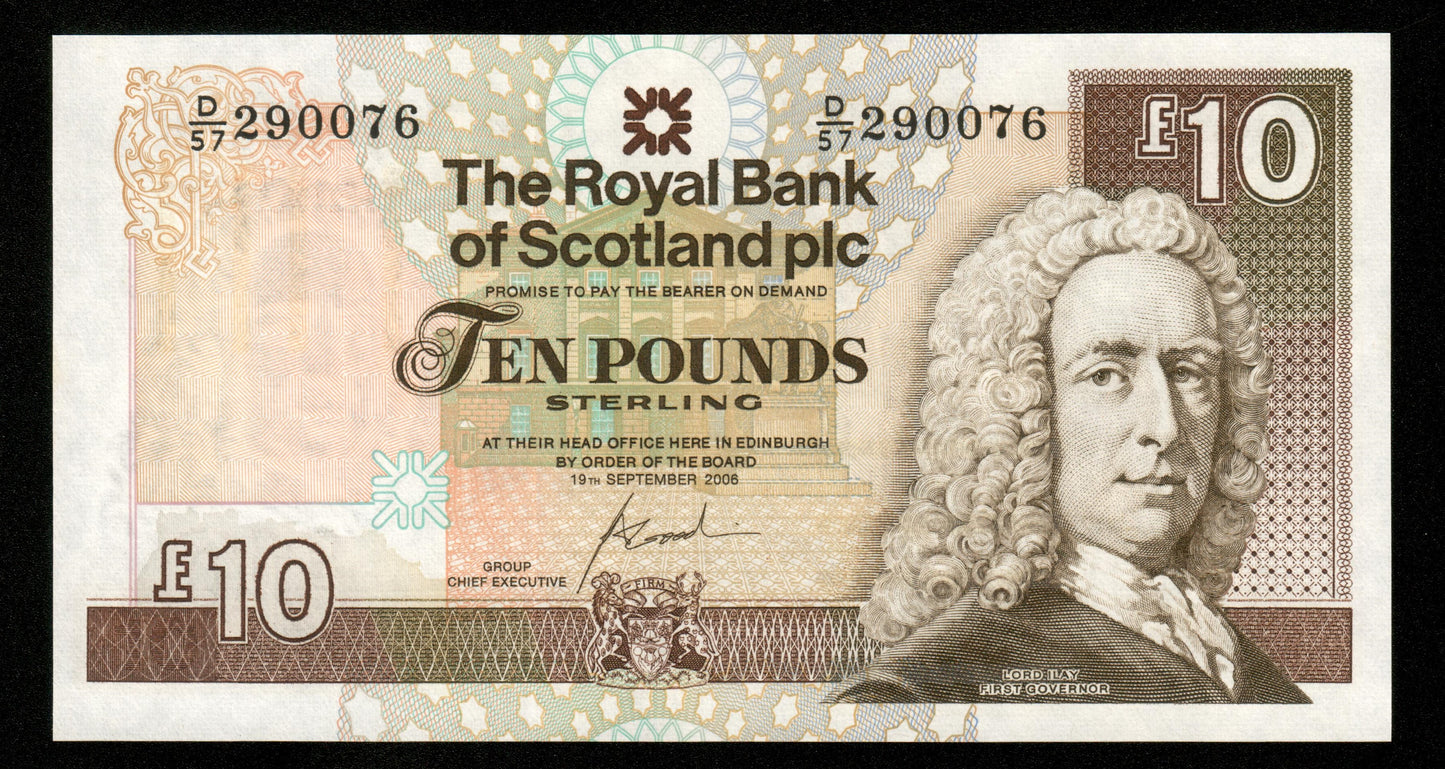 ÉCOSSE - SCOTLAND - 10 Pounds 2006 P.353b NEUF / UNC