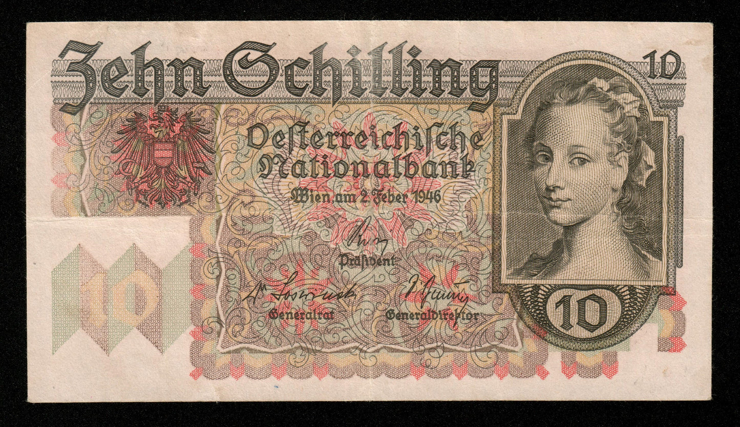 AUTRICHE - AUSTRIA - 10 Schilling 1946 P.122 TB+ / Fine+