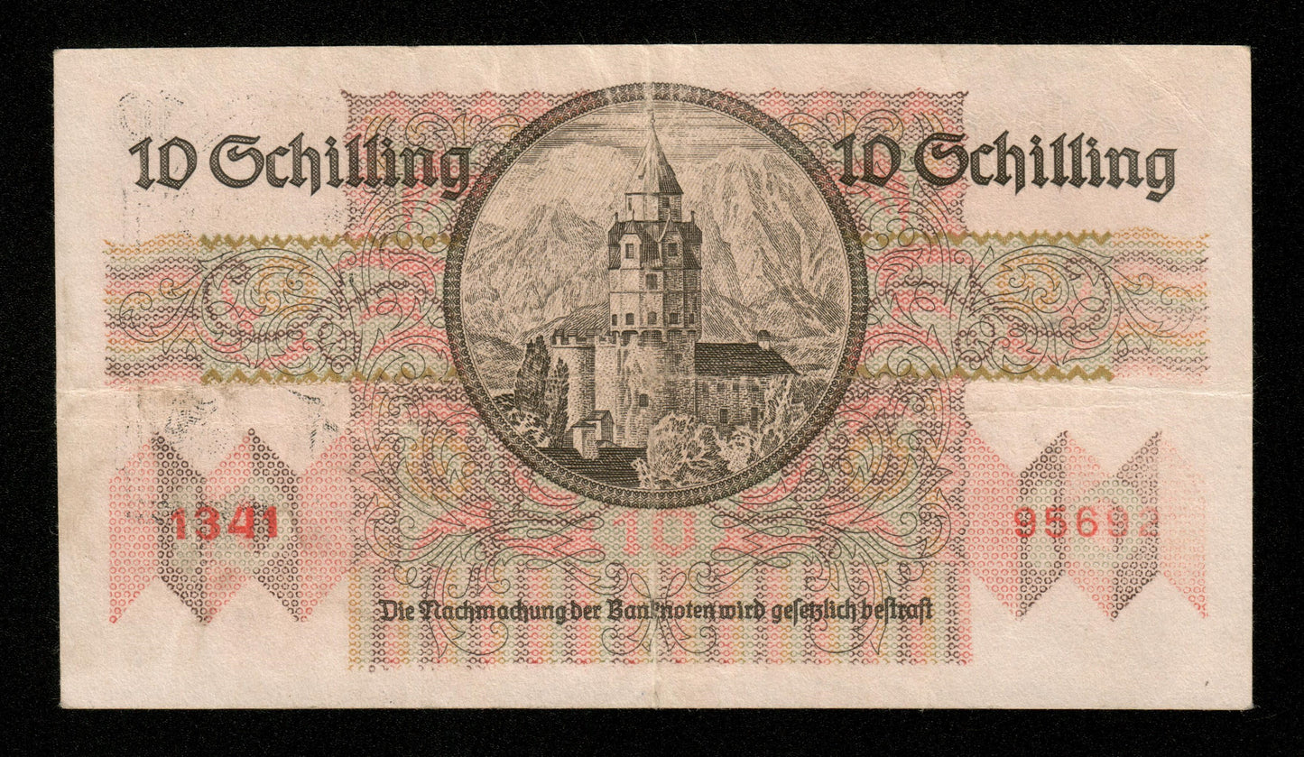 AUTRICHE - AUSTRIA - 10 Schilling 1946 P.122 TB+ / Fine+