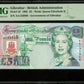 GIBRALTAR - 5 Pounds 1995 P.25 NEUF / PMG 65 EPQ