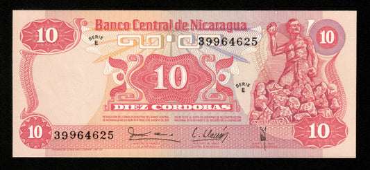 NICARAGUA - 10 Cordobas 1979 P.134 NEUF / UNC