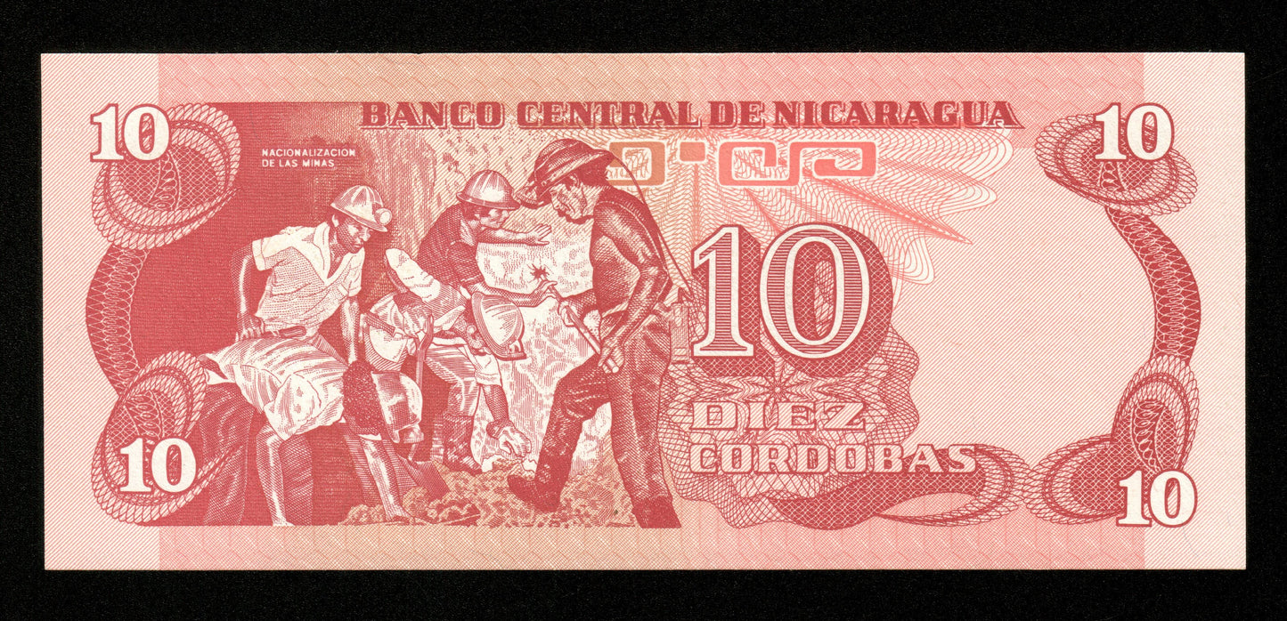 NICARAGUA - 10 Cordobas 1979 P.134 NEUF / UNC