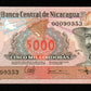 NICARAGUA - 5000 Cordobas 1985 P.146 NEUF / UNC