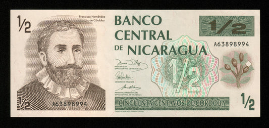 NICARAGUA - 1/2 Cordoba (1992) P.172 NEUF / UNC