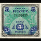 FRANCE - Trésor - 5 Francs Drapeau 1944 VF.17.01, P.115a SUP+ / XF+