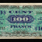 FRANCE - Trésor - 100 Francs Drapeau 1944 VF.20.02, P.118b TTB+ / VF+