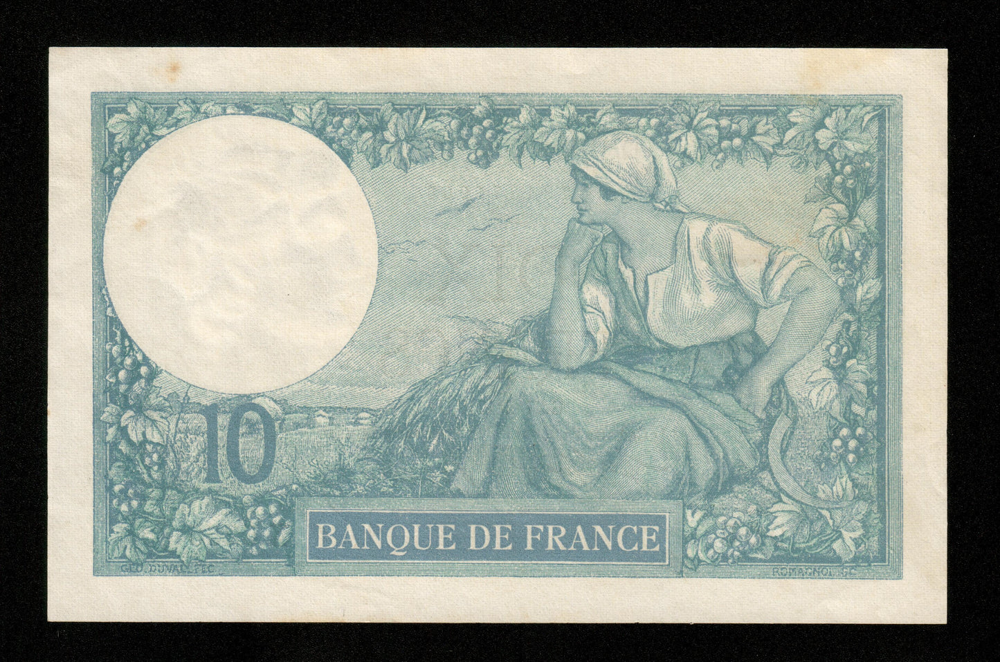 FRANCE - 10 Francs Minerve 1918 F.06.03, P.73a SUP+ / XF+