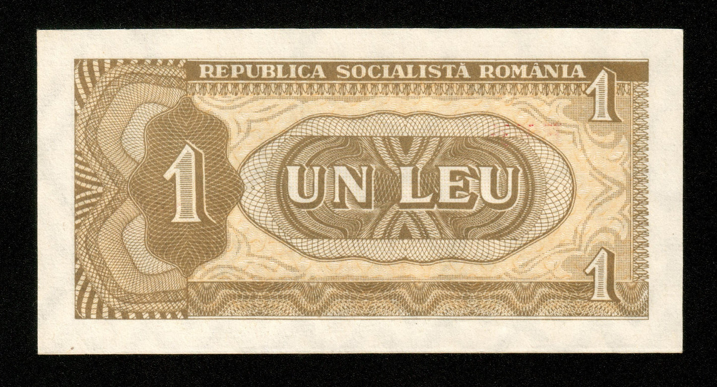 ROUMANIE - ROMANIA - 1 Leu 1966 P.91a pr.NEUF / UNC-