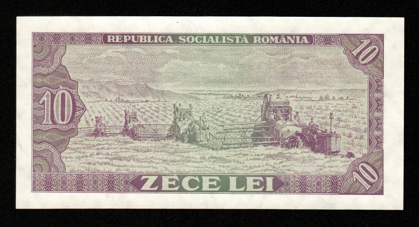 ROUMANIE - ROMANIA - 10 Lei 1966 P.94a NEUF / UNC