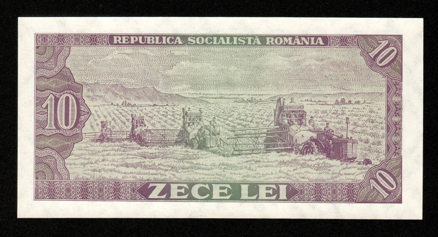 ROUMANIE - ROMANIA - 10 Lei 1966 P.94a NEUF / UNC