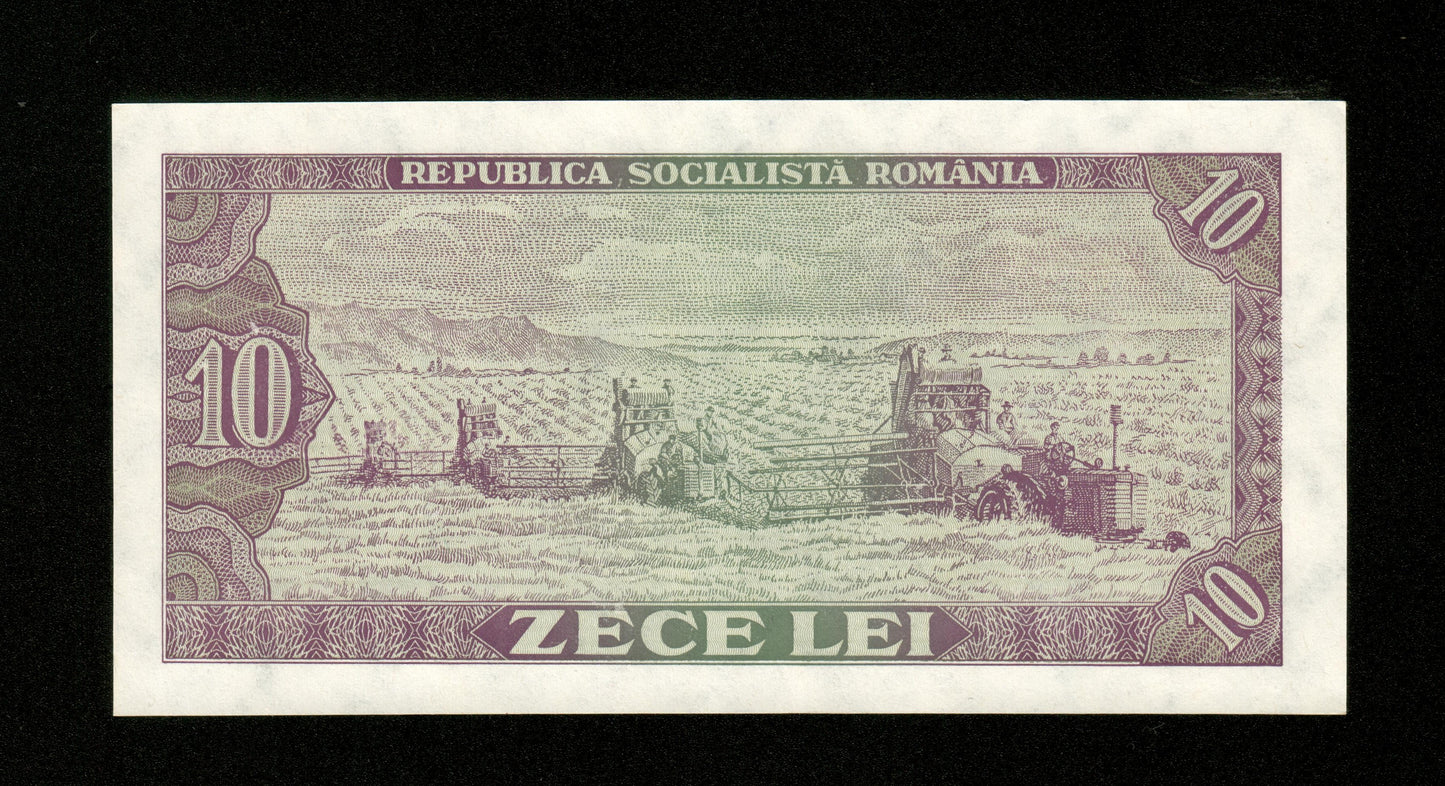 ROUMANIE - ROMANIA - 10 Lei 1966 Pick 94a NEUF / UNC