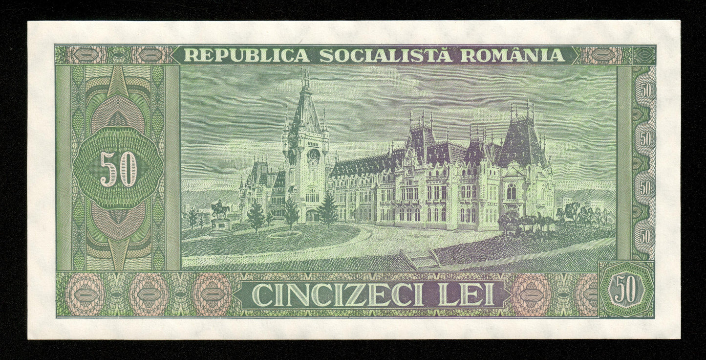 ROUMANIE - ROMANIA - 50 Lei 1966 P.96a pr.NEUF / UNC-