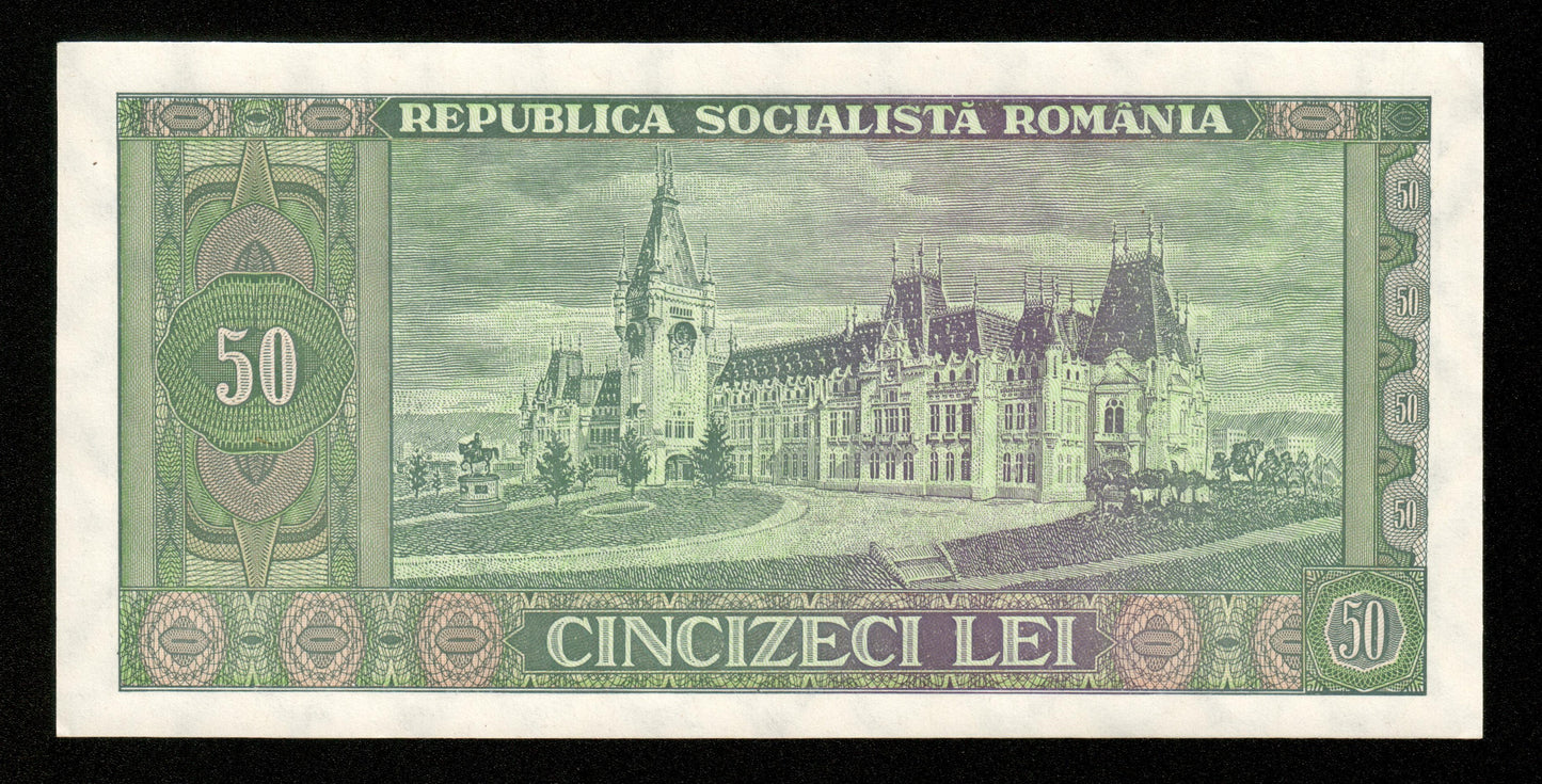 ROUMANIE - ROMANIA - 50 Lei 1966 P.96a NEUF / UNC