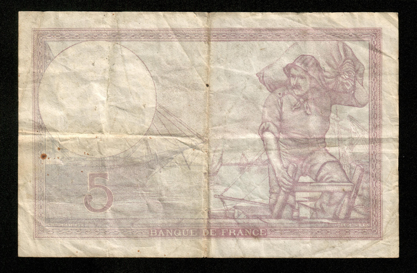 FRANCE - 5 Francs Violet 1940 F.04.18, P.83 pr.TTB / VF-