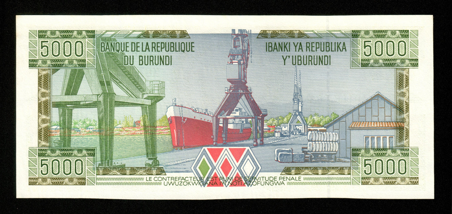 BURUNDI - 5000 Francs 1997 P.40 pr.NEUF / UNC-