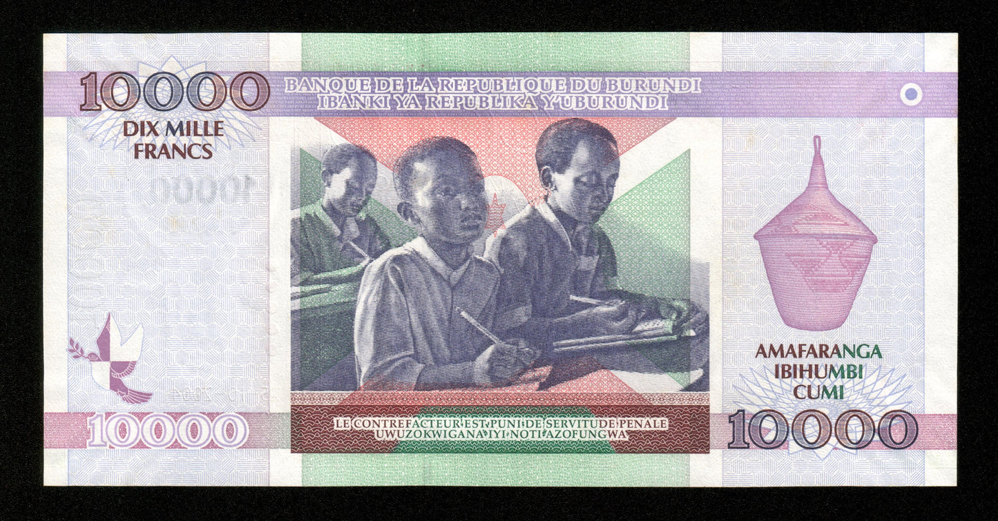 BURUNDI - 10000 Francs 2004 P.43a pr.NEUF / UNC-