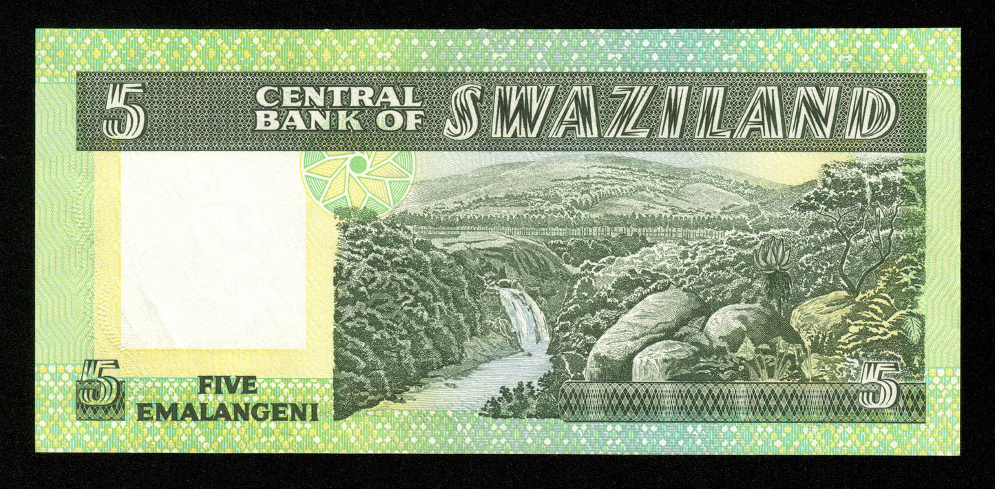 SWAZILAND - 5 Emalangeni (1984) P.9b NEUF / UNC