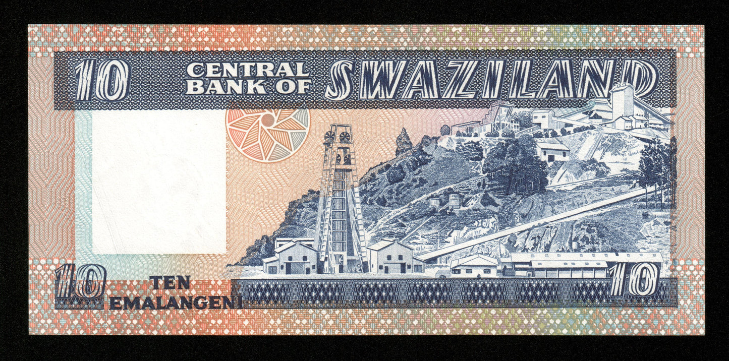 SWAZILAND - 10 Emalangeni (1985) P.10c NEUF / UNC