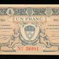 FRANCE - Chambres de Commerce d'Aurillac, Cantal, 1 Franc 1915 1920 Série A JP.16.04 SPL / AU