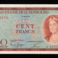 LUXEMBOURG - 100 Francs 1956 P.50a TTB+ / VF+