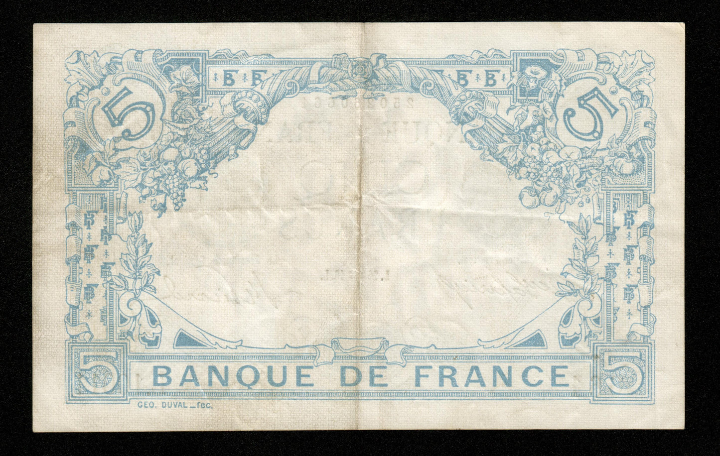 FRANCE - 5 Francs Bleu Janvier 1916 F.02.35, P.70 TTB / VF