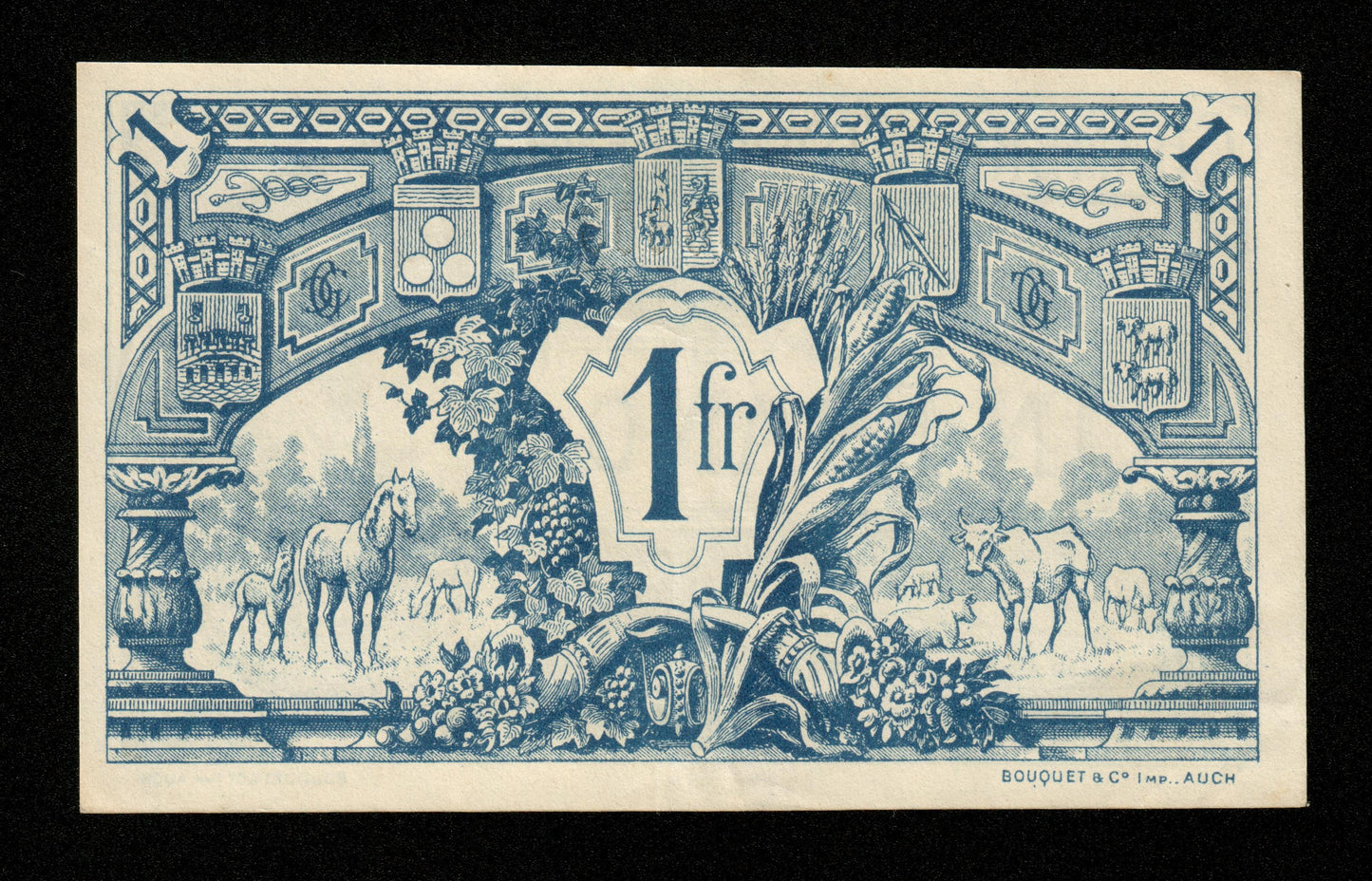 FRANCE - Chambre de Commerce du Gers : Auch, 1 Franc 1914 Série G JP.15.07 SUP+ / XF+