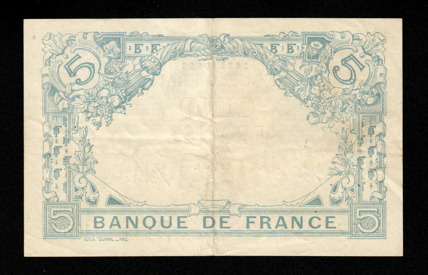 FRANCE - 5 Francs Bleu Mars 1916 F.02.37, P.70 TTB / VF