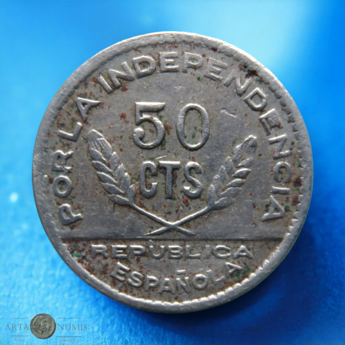 ESPAGNE - SPAIN - GUERRA CIVIL - Santander, Palencia et Burgos - 50 Centimos 1937 Cal.33