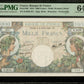 FRANCE - 1000 Francs Commerce et Industrie 1944 F.39.10, P.96c NEUF / PMG 64