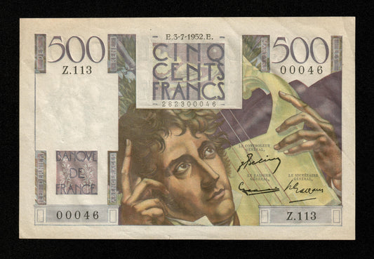 FRANCE - 500 Francs Chateaubriand 1952 F.34.09, P.129c TTB+ / VF+