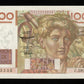 FRANCE - 100 Francs Jeune Paysan 1954 F.28.43, P.128d pr.NEUF / UNC-