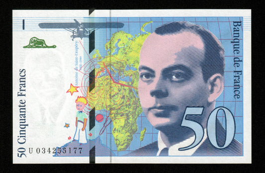 FRANCE - 50 Francs Saint Exupéry Modifié 1997 F.73.04, P.157Ad NEUF / UNC