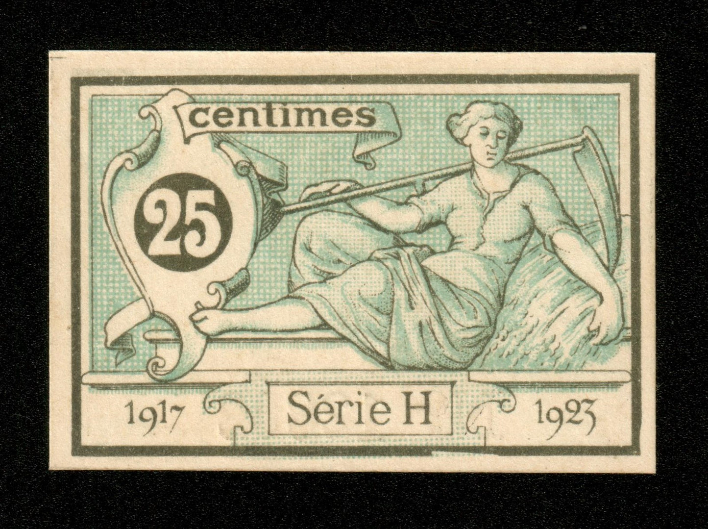 FRANCE - Chambre de Commerce d'Aurillac, Cantal, 25 Centimes 1917 1923 JP.16.11 SPL / AU