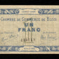 FRANCE - Chambre de Commerce de Blois 1 Franc 1915 JP.28.03 TB / Fine