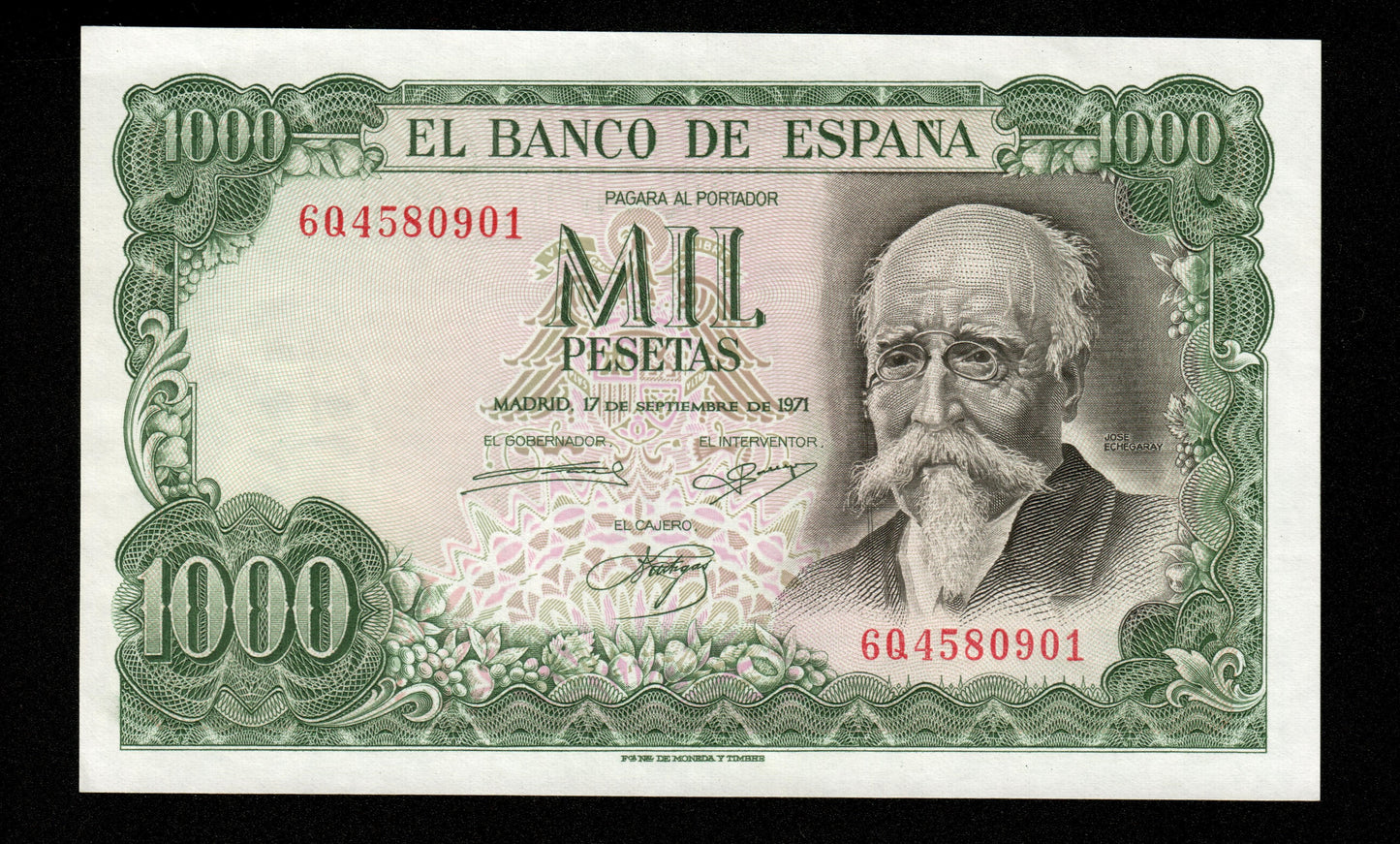 ESPAGNE - SPAIN - 1000 Pesetas 1971 P.154a pr.NEUF / UNC-