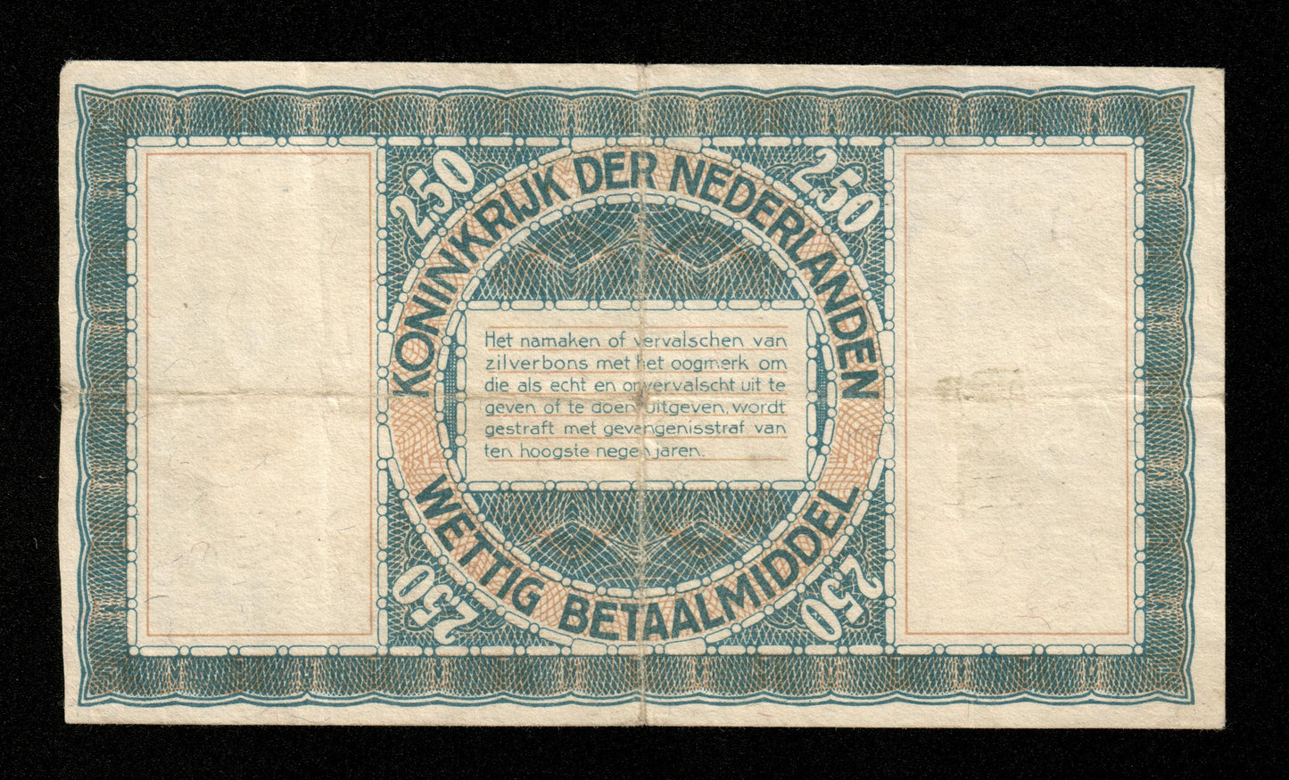 PAYS-BAS - NETHERLANDS - 2,5 Gulden 1938 Zilverbon P.62 TTB / VF