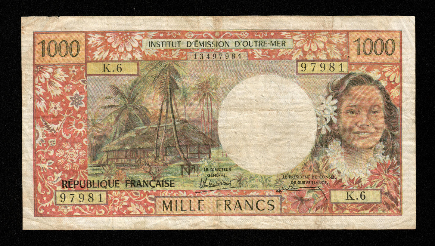 NOUVELLE CALEDONIE - NEW CALEDONIA - 1000 Francs (1994) P.64c Waitzenegger TB / Fine