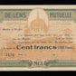 FRANCE - Mutuelle Commerciale de Lens, 100 Francs (1930) SUP / XF