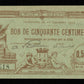 FRANCE - Bon de 50 Centimes, Ville de Mouy (Oise) 1915 JP.60-40 SPL / AU