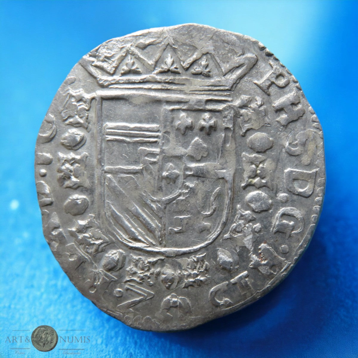 PAYS-BAS ESPAGNOLS - SPANISH NETHERLANDS - 1/20 Écu 1594 Tournai