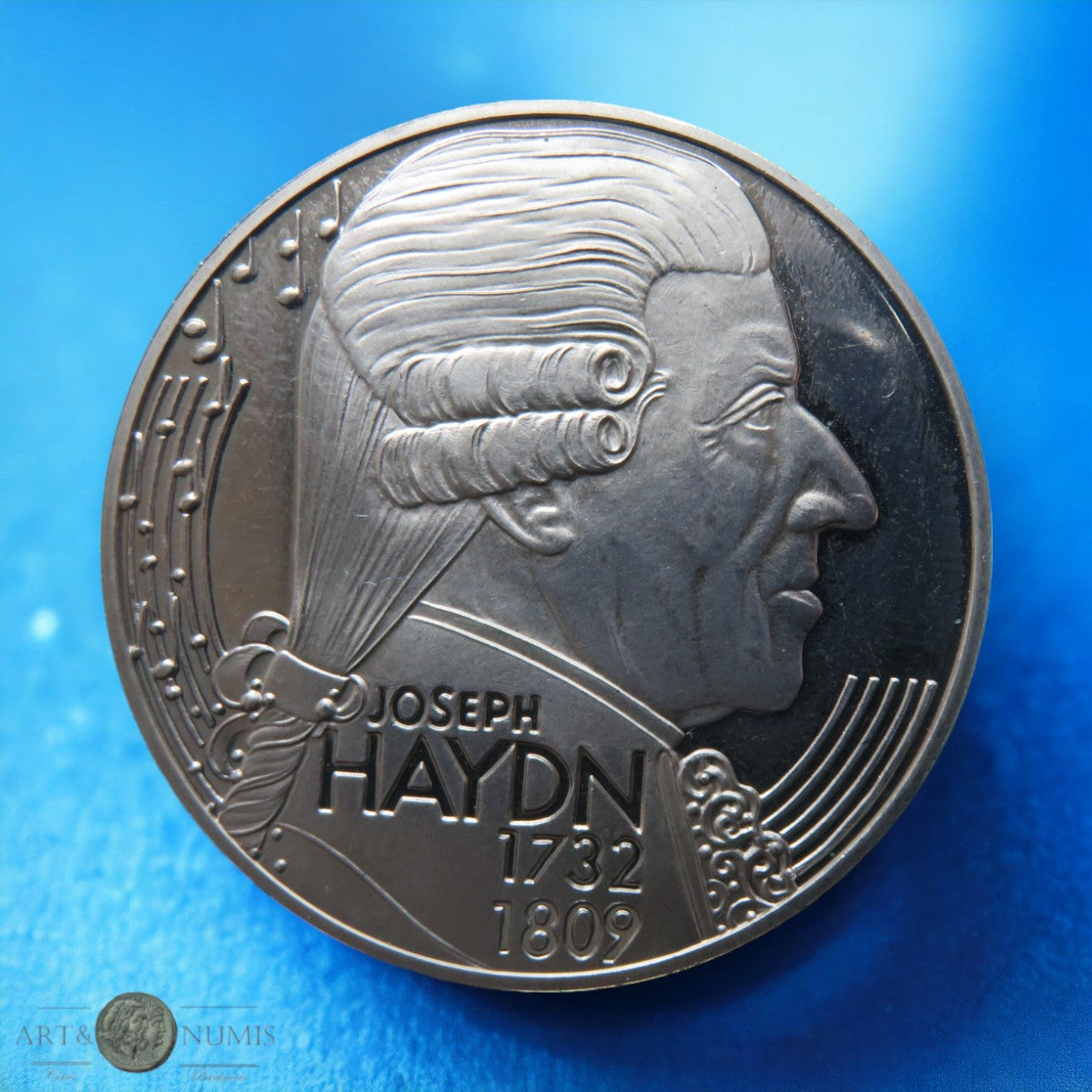 AUTRICHE - AUSTRIA - 5 Ecu Joseph Haydn 1998 Nickel