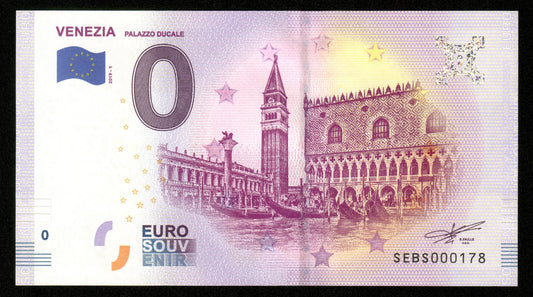 Billet Souvenir 0 Euro - Italie, VENEZIA PALAZZO DUCALE 2019-1 NEUF / UNC